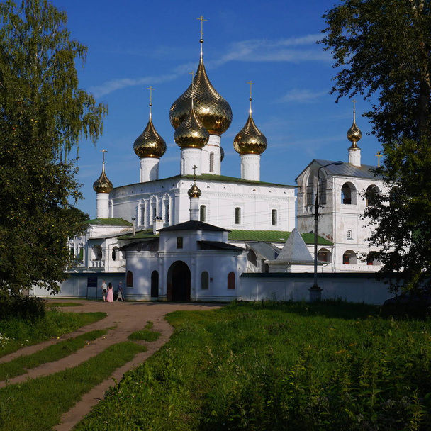 Resurrection monastery in Uglich. Yaroslavl region. Golden Ring of Russia. - 写真・画像