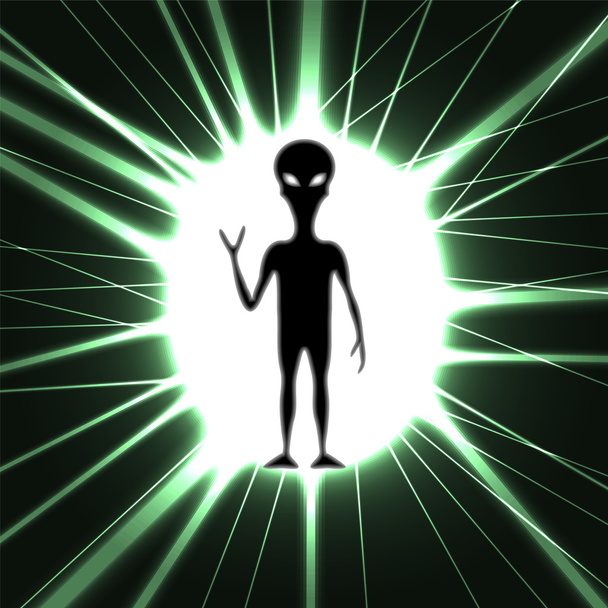Alien invasion - Vector, imagen