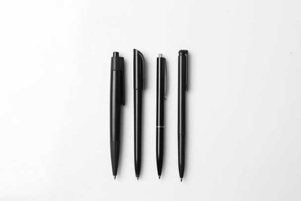 Set of pencils on white background - Foto, immagini