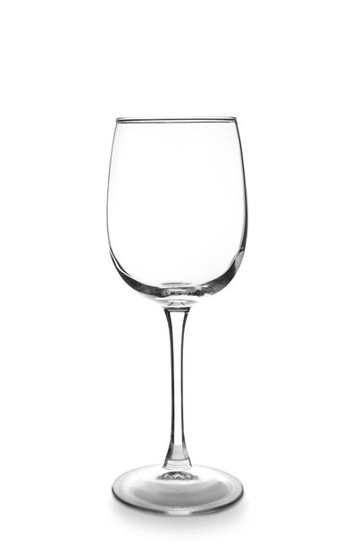 Empty wineglass on white background - Φωτογραφία, εικόνα