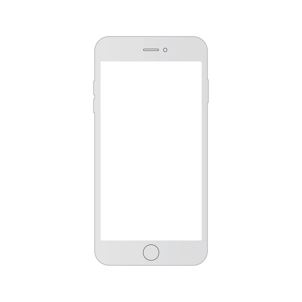 Iphone outline vector illustration - Vector, Image