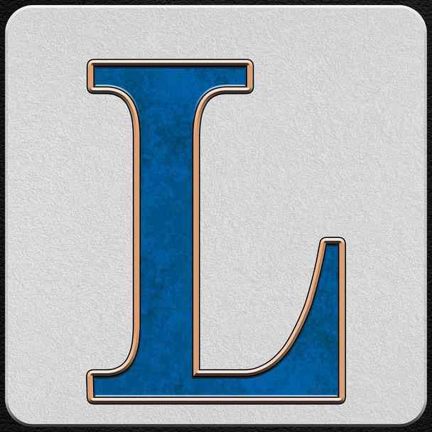 französisches viertel neue orleans louisiana historische ikonische straße bürgersteig fliesen alphabet buchstaben zahlen symbole - Foto, Bild