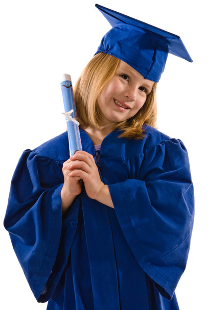 Young Graduate Holding a Diploma or Certificate - Fotó, kép