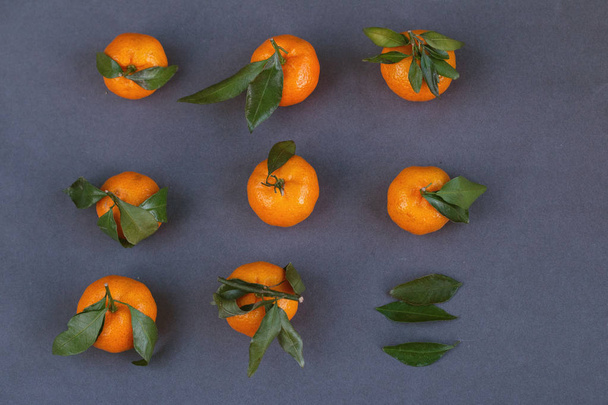 group of mandarins isolated - Zdjęcie, obraz