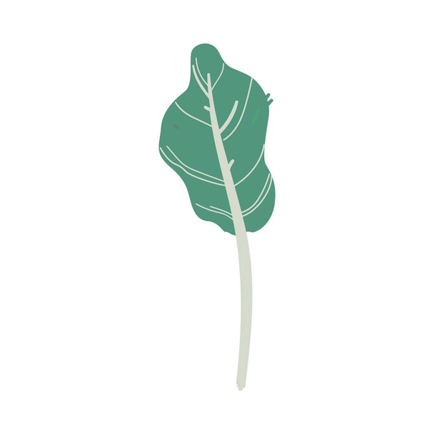 Vector abstract green tree plant cartoon icon - Вектор, зображення