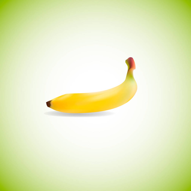 Verse lekkere banaan bevalt het oog. - Vector, afbeelding