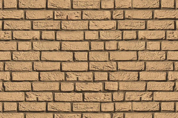 μπεζ ανοιχτό καφετί τούβλο τούβλων κονίαμα πετρών στόκο φόντο σκηνικό επιφάνεια τοίχου - Φωτογραφία, εικόνα