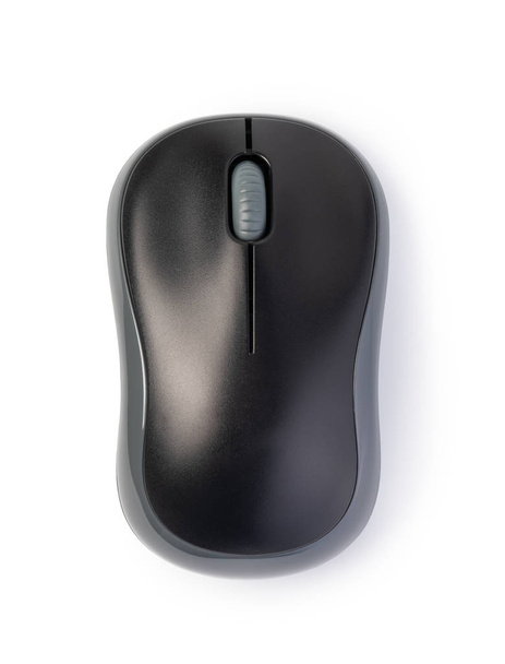 Draadloze computer muis geïsoleerd op witte achtergrond - Foto, afbeelding