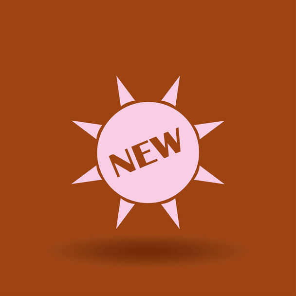 New sign web icon - Vector, Image