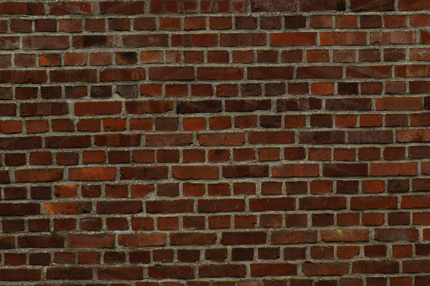 profunda vermelho vintage tijolos pedra argamassa estuque parede fundo fundo papel de parede
 - Foto, Imagem