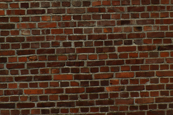 deep red vintage bricks stone mortar stucco wall background backdrop wallpaper - Photo, Image