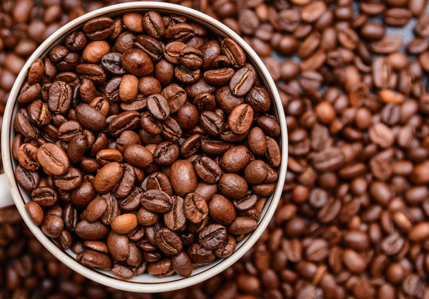 aroma Coffee beans background - Foto, Imagem