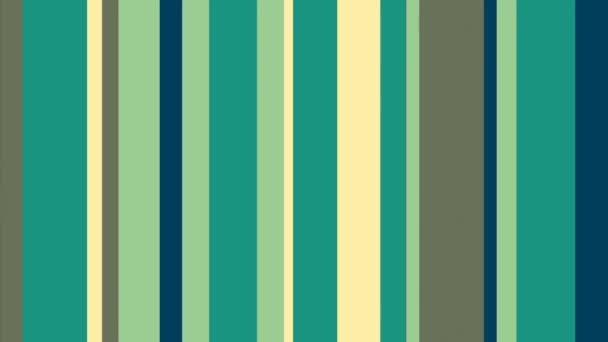 mehrfarbige Streifen 02 / / 4k grüne blaue Balken Video-Hintergrundschleife. animierte bunte Bars! ein mehrstreifiger Augenschmaus. Nummer 2 in der Serie. - Filmmaterial, Video