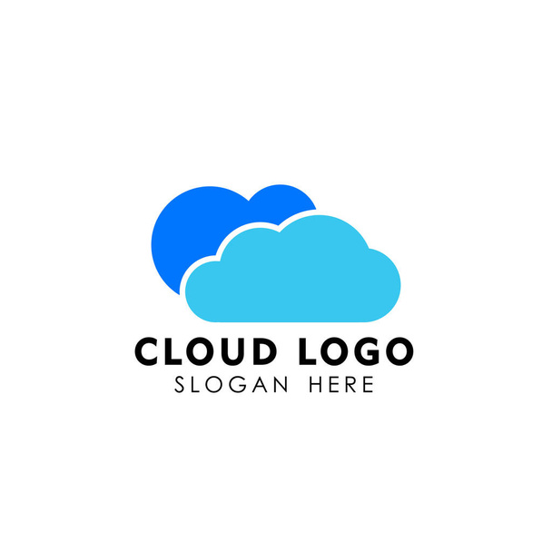 Felhő logo design sablon vektor ikon - Vektor, kép