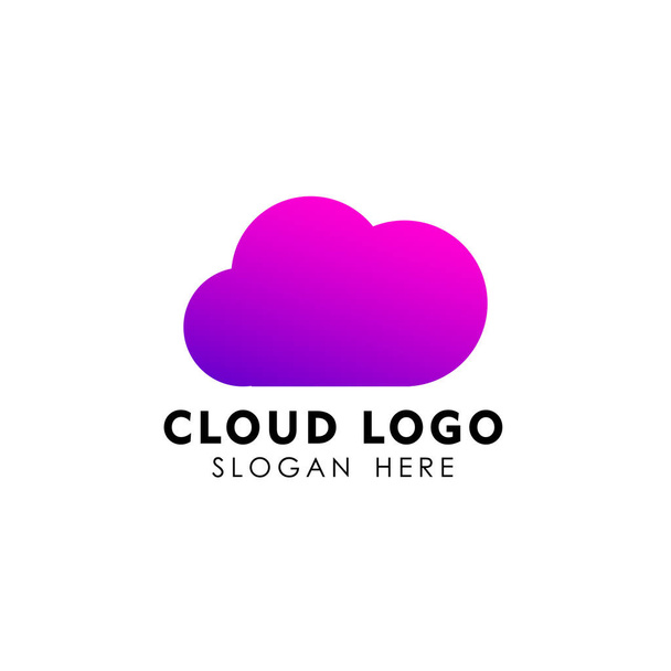 Cloud logo design template vector icon - Vector, Image
