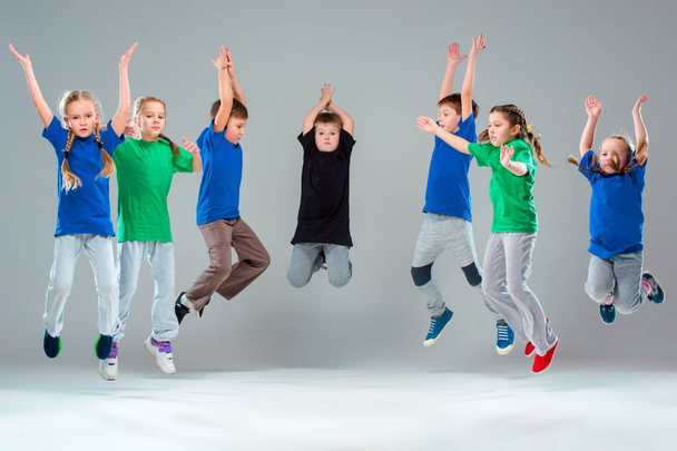 The kids dance school, ballet, hiphop, street, funky and modern dancers - 写真・画像