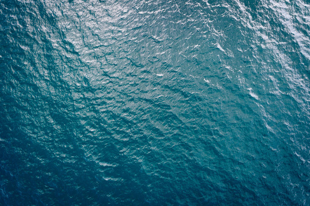 Aerial drone view of beautiful sea wave surface - Foto, Bild