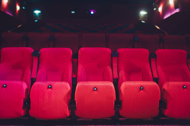 Empty theater auditorium cinema or conference hall. - Fotografie, Obrázek