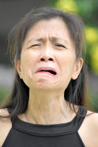 A Crying Adult Female - Foto, Imagem