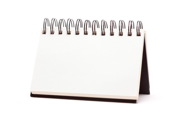 Blank Spiral Note Pad Standing Isolated - Photo, Image