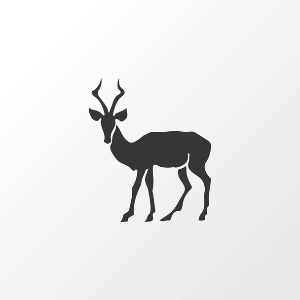 Символ значка Импала. Элемент антилопы высшего качества в модном стиле
. - Фото, изображение