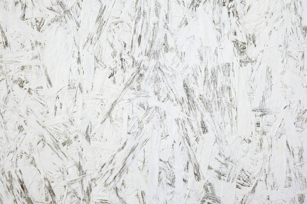 Texture of large wood chipboard painted white background   - Fotó, kép