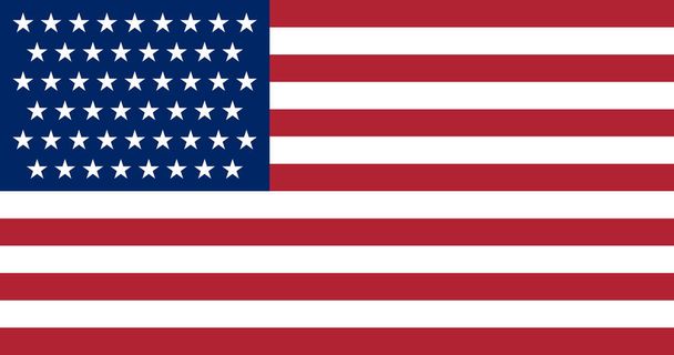 Flagge der USA. - Vektor, Bild