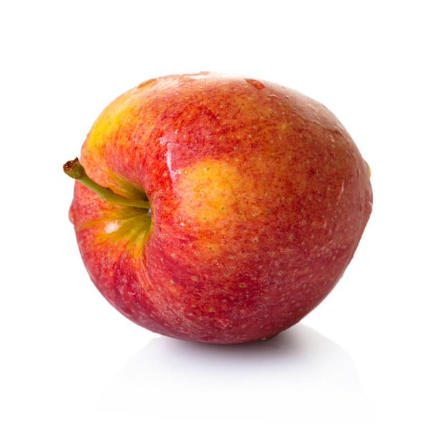 fresh red apple on white isolated background - Foto, Bild