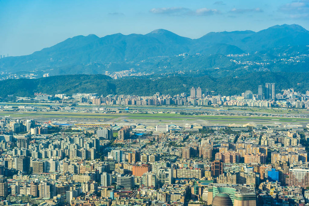 Tayvan Taipei şehir manzarası bina güzel mimari - Fotoğraf, Görsel