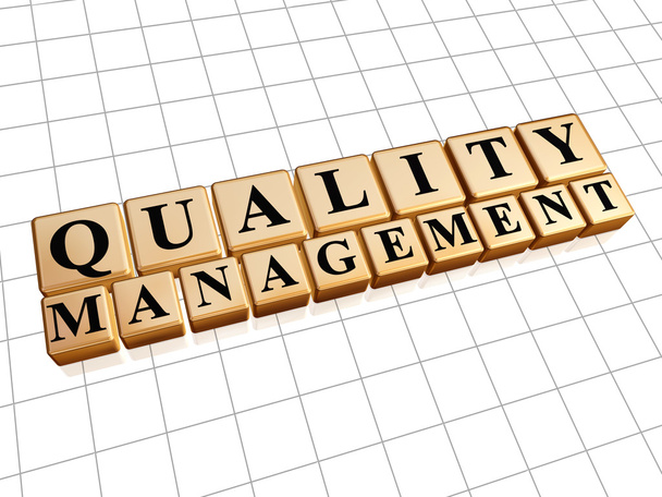quality management in golden cubes - Photo, Image