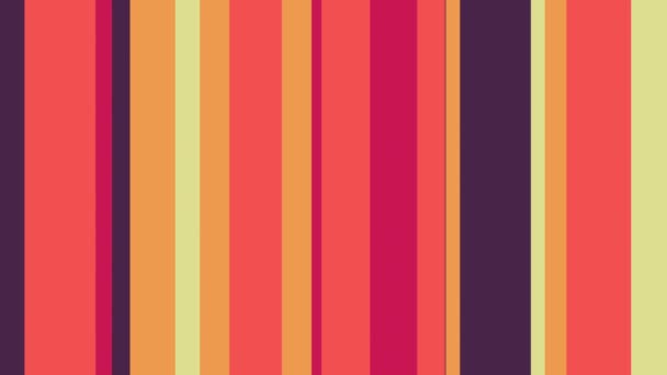 Multicolor Stripes 50 / / 4k warmfarbige Balken Video-Hintergrundschleife. animierte bunte Bars! ein mehrstreifiger Augenschmaus. Nummer 50 der Serie. - Filmmaterial, Video