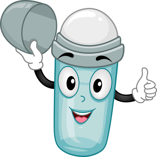 Mascota desodorante Roll-on abierta
 - Foto, imagen