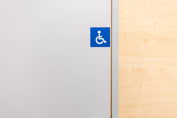 Bathroom sign for disabled people in a store. - Photo, Image