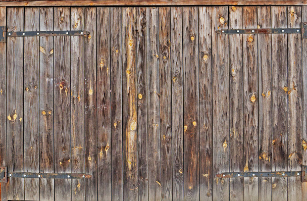 Old wooden gate. Background - 写真・画像