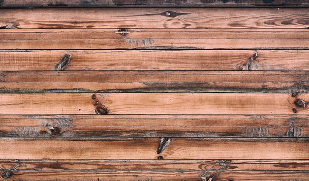 Texture of an old wooden wall. Background - Valokuva, kuva