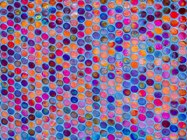 Texture of tile mosaic. Glass background - Fotó, kép