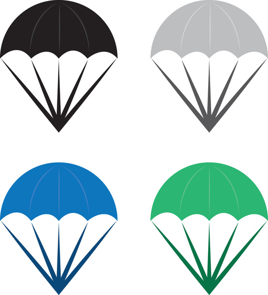 Parachutes - Vector, afbeelding