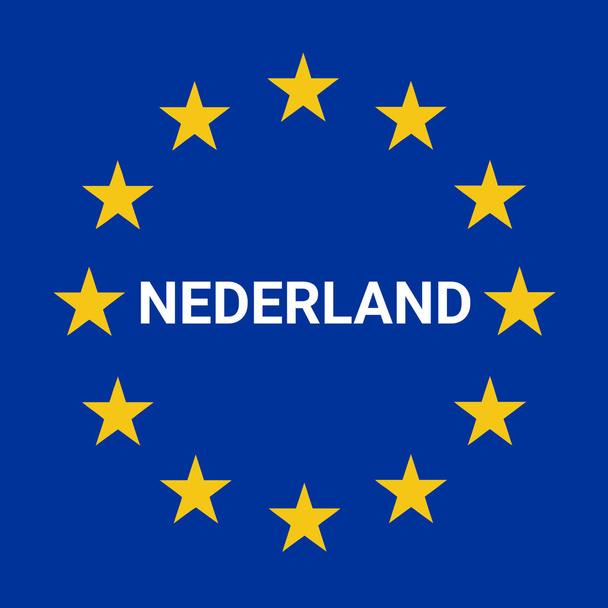 Países Bajos señalización vial fronteriza ilustración
 - Foto, imagen