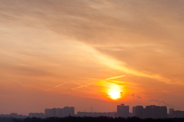 Городской восход раннего утра
 - Фото, изображение