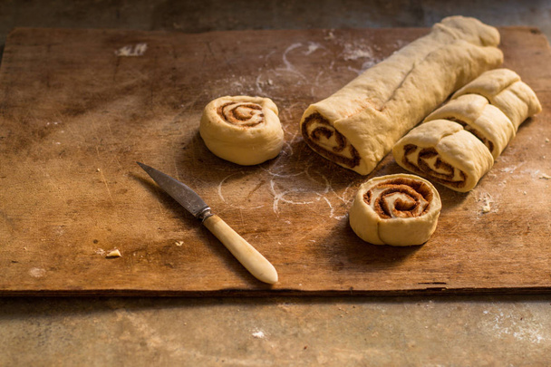dough -soft and lush harvesting (bakery products). food background - Photo, Image