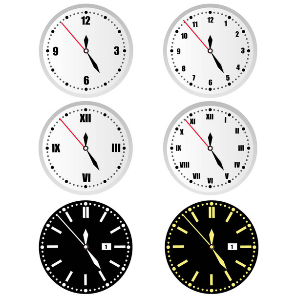 Round dials background vector - Vector, Image