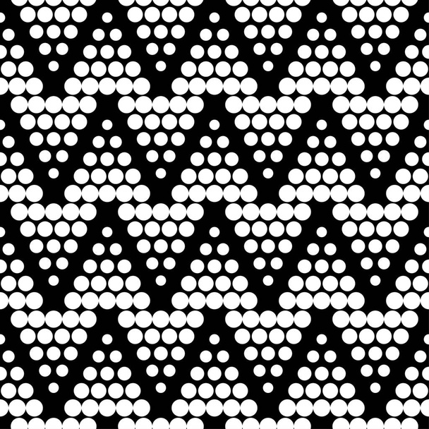 Polka dot seamless pattern. The shapes of large and small dots. Geometric background. Dots, circles and buttons. Can be used for wallpaper, textile, invitation card, web page background. - Vector, Image