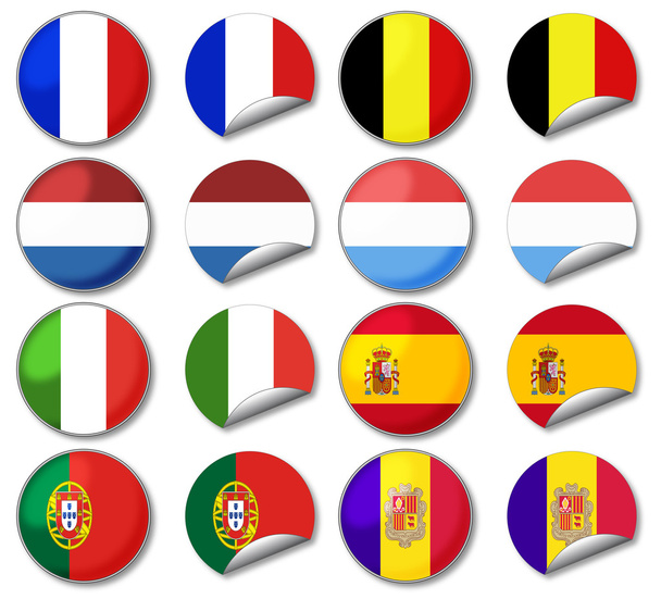 National flags - Photo, Image