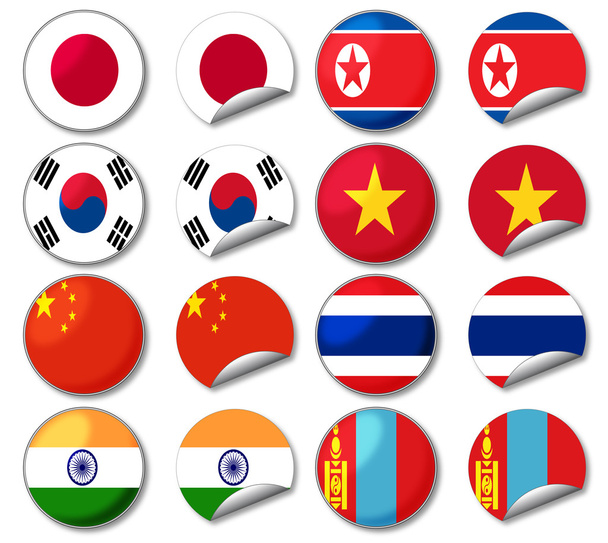 National flags - Foto, Imagem