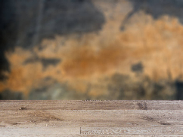 mesa de madera en blanco. Suelos. Textura de una vieja pared con grietas. Contexto
 - Foto, Imagen