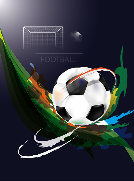 Fútbol - Vector, imagen