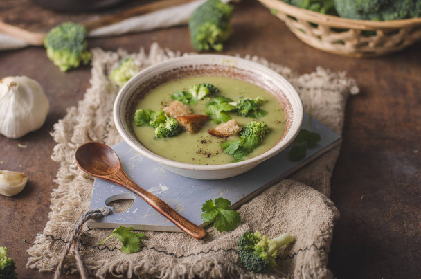 Delicious soup main dish, food photography, homemade food - Fotoğraf, Görsel