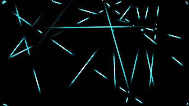 abstrakte Vektor-Illustration Hintergrund Lichtlinien. Farbe Blaulicht - Vektor, Bild