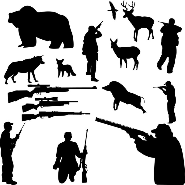 狩猟 - ベクター画像