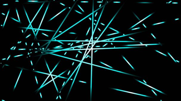 abstrakte Vektor-Illustration Hintergrund Lichtlinien. Farbe Blaulicht - Vektor, Bild